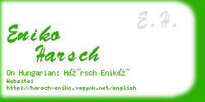 eniko harsch business card